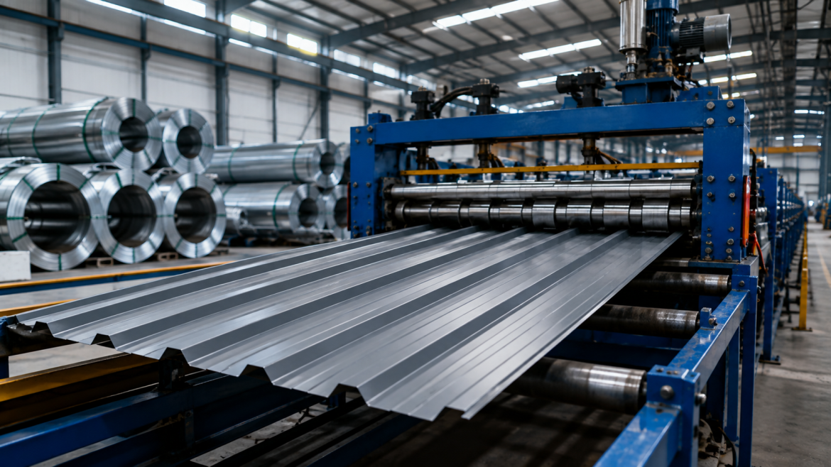Виробництво профнастилу для покрівлі та фасадів в Metalicaprofil